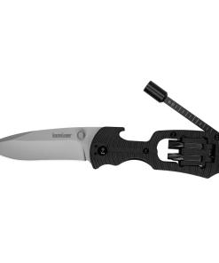 Kershaw Select Fire Folding Knife 3-2/5" Drop Point Blade Black