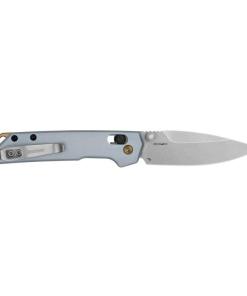Kershaw Mini Iridium Folding Knife 3" Spear Point Blade Ice Blue