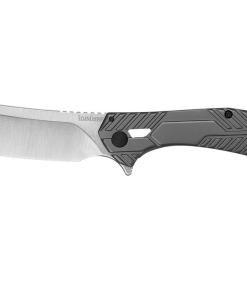 Kershaw Static Knife with Flipper Open / Stainless Steel Handle - 2-4/5" Blade