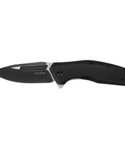Kershaw Flourish Folding Knife 3-1/2" Drop Point Blade Black