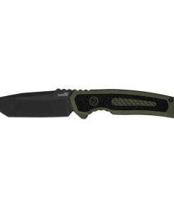 Kershaw Launch 16 Automatic Folding Knife 3-1/2" Tanto Blade Black Olive