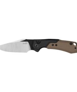 Kershaw Launch 19 Automatic Knife 3-3/10" Clip Point Blade Black Tan