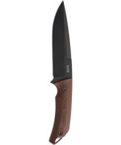 Ka-Bar Jarosz Turok Fixed Knife 6-1/4" Clip Point Blade Brown