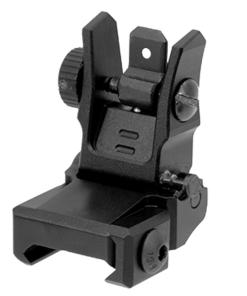 UTG AR15 Low Profile Flip-up Rear Sight with Dual Aiming Aperture