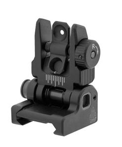 UTG ACCU-SYNC Spring-loaded AR15 Flip-up Rear Sight Black