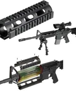 Leapers UTG PRO Model 4/AR15 Car Length Drop-in Quad Rail Black