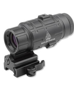 Leapers UTG 3X Magnifier with Flip-to-side QD Mount W/E Adjustable