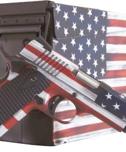 Citadel Red White and Blue Cerakote 1911-A1 8rd Magazine 5" Barrel G10 Grips with Ammo Can