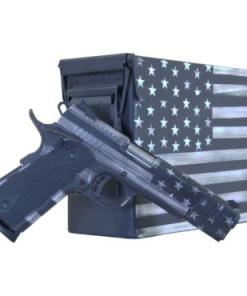 Citadel 1911 A-1 Flag Series with Ammo Can .45 Auto 8rd Magazine 5" Barrel Greyscale Flag Cerakote