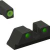Meprolight ML41766 Hyper-Bright Green Ring Front/Green Rear Sights for S&W M&P Fullsize Compact Subcompact (Not Shield Models)