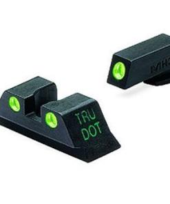 Meprolight Tru-Dot Night Sight Set - Glock 9mm .357 Sig 40 S&W .45 GAP Fixed Set Green/Green