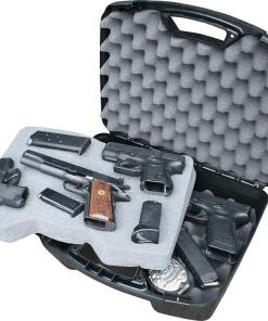 MTM Snap-Latch Four 4 Pistol Case for Up to 8" Barrel - Black