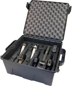 MTM Tactical Pistol Handgun Case Fits 6 Handguns Dark Earth