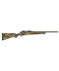 Mossberg Patriot Rifle 6.5 PRC 4rd Capacity 20'' Threaded Cerakote Patriot Brown Rifle/Multicam Stock