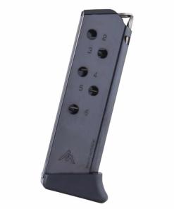 Mec-Gar Walther PPK Handgun Magazine .380 ACP HT Blued 6/rd
