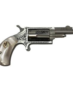 NAA  50th Anniversary Stainless Steel Handgun .22 WMR 5rd Capacity 1.625" Barrel White Pearl Grip Limited Edition