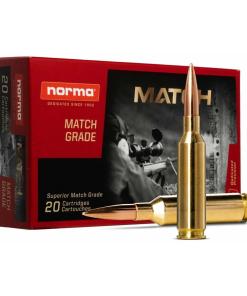 Norma Golden Target Match Rifle Ammunition .338 Lapua 250gr BTHP 2838 fps 20/ct