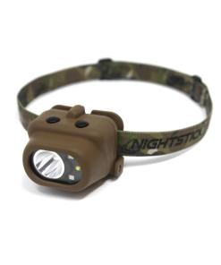 Nightstick Multi-Function Headlamp 210 Lumens White/Red/Green Lights FDE