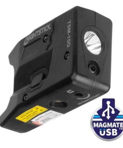 Nightstick Weapon Light with Green Laser Black for S&W M&P Shield/Shield Plus