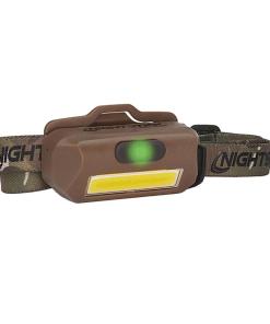 Nightstick Multi-Flood USB Headlamp with Brim Clip & Black Strap LiPo FDE