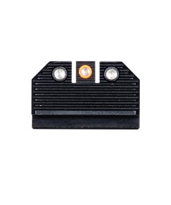Night Fision Optics Ready Stealth Night Sight Set Orange Front Black Rear for Glock 43x MOS