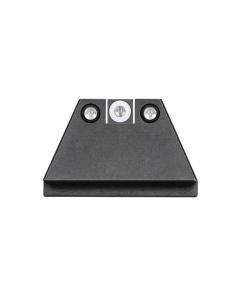 Night Fision Suppressor Height Night Sight Set White Front Black Back for Glock