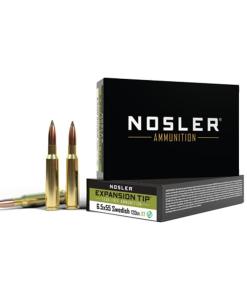 Nosler ETA Rifle Ammunition 6.5x55 120gr SP 2756 fps 20/ct