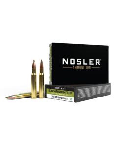 Nosler ETA Rifle Ammunition .30-06 Sprg 168gr ET SP 2800 fps 20/ct