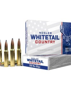 Nosler Whitetail Country Rifle Ammunition .308 Win 165gr SP 2800 fps 20/ct
