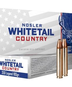 Nosler Whitetail Country Rifle Ammunition 350 Legend 180gr LFN 2100 fps 20/ct