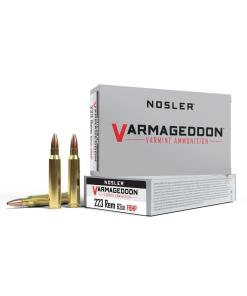 Nosler Varmegeddon Rifle Ammunition .223 Rem 62 gr FBHP 2950 fps 20/ct