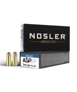 Nosler Match Grade Handgun Ammunition 9mm Luger 124 gr JHP 1150 fps 50/ct