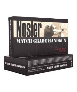 Nosler Match Grade Handgun Ammo .45 ACP 185 gr JHP 915 fps 50/ct