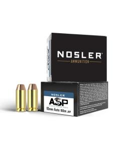 Nosler Match Grade Handgun Ammunition 10mm Auto 180gr JHP 1150 fps 20/ct