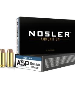 Nosler Match Grade Handgun Ammunition 10mm Auto 180gr JHP 1150 fps 50/ct