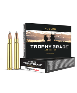 Nosler Accubond Trophy Grade Rifle Ammunition .375 H&H Mag 300 gr PT 2400 fps 20/ct