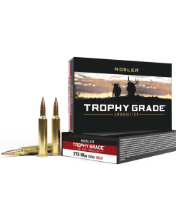 Nosler Accubond Long Range Trophy Grade Rifle Ammunition .270 Wby Mag 150 gr PT 3080 fps 20/ct