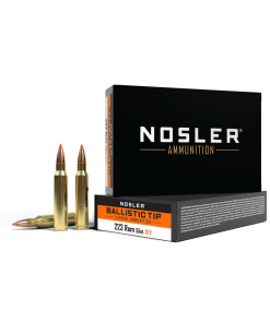 Nosler Ballistic Tip Varmint Rifle Ammunition .223 Rem 55 gr PT 3100 fps 20/ct