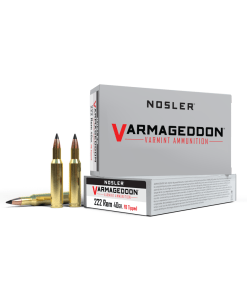 Nosler Varmegeddon Rifle Ammunition .222 Rem 40 gr FB Tipped 3400 fps 20/ct