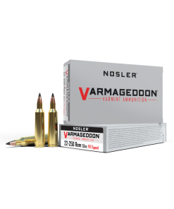 Nosler Varmegeddon Rifle Ammunition .22-250 Rem 55 gr FB Tipped 3550 fps 20/ct