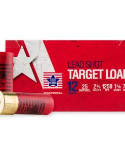 TRZ Trading Target Load Shotshells 12 ga 2-3/4" 1-1/8 oz 1250 fps #7.5 25/ct