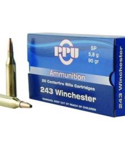 PPU Rifle Ammunition .243 Win 90 gr SP 3100 fps  20/ct
