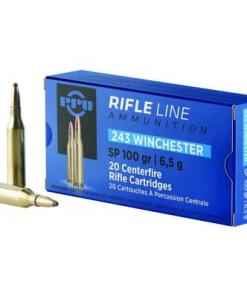 PPU Rifle Ammunition .243 Win 100 gr SP 2960 fps  20/ct