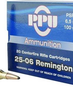 PPU Rifle Ammunition .25-06 Rem 100 gr PSP 3230 fps  20/ct