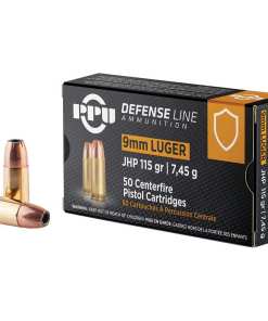 PRIVI 9mm Luger JHP 115GR 50Rds Ammo