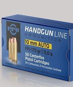 PPU Handgun Ammunition 10mm Auto 170 gr FPJ 1115 fps 50/ct
