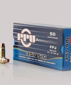 PPU Handgun Ammunition  .357 SIG 125gr FPJ 1542 fps 50/ct
