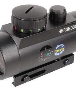BSA Huntsman Red/Green/Blue Dot Sight -  1x30mm 5 MOA - Matte