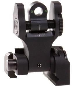 Troy Industries Rear Tritium Battle Sight - Black