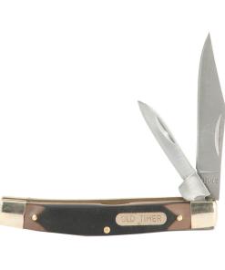 Old Timer Middleman Jack 2 3 5/16" Blade Black and Brown